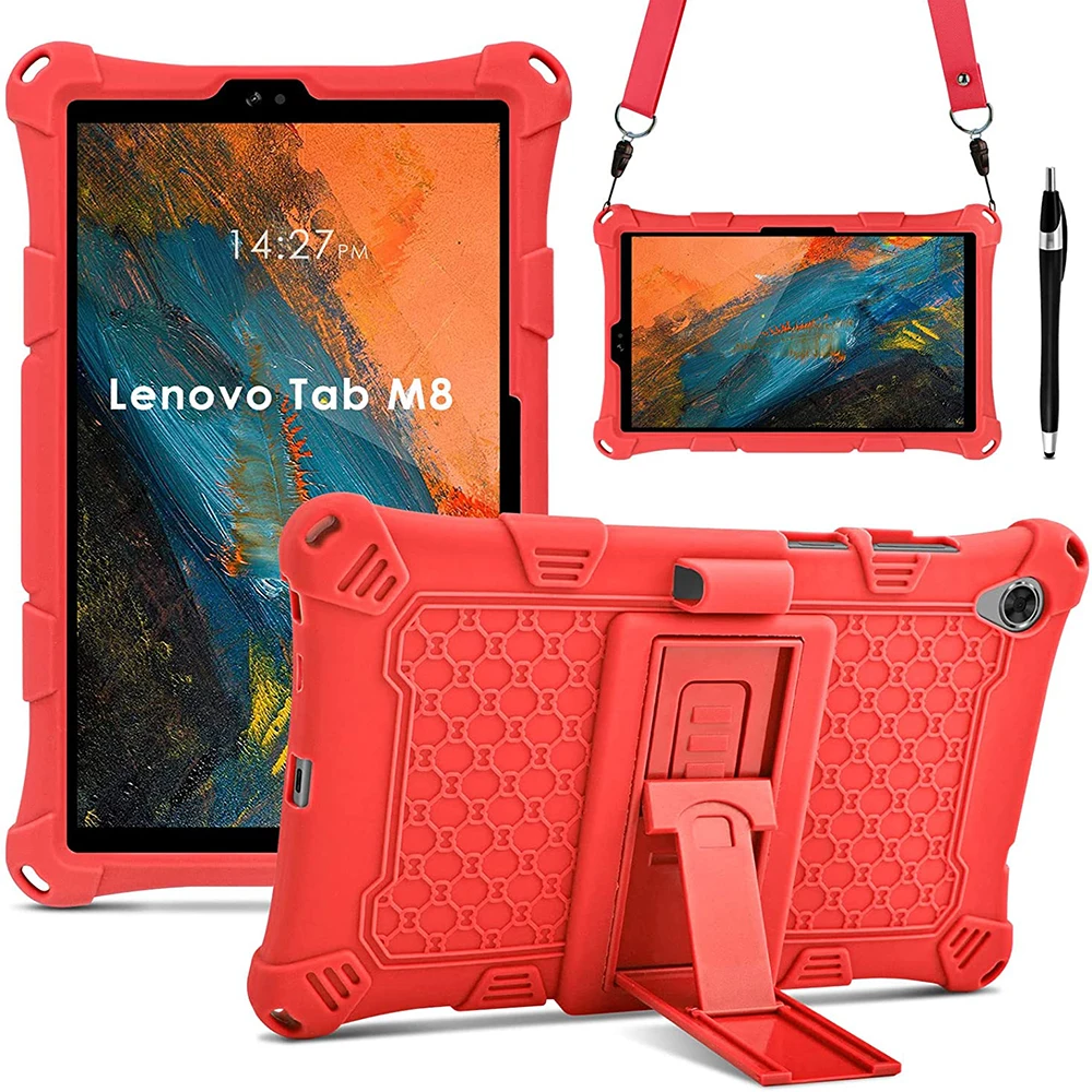 Tablet Case For Lenovo Tab M8 TB-8505F TB-8505X Adjustable Stand Safe Silicone Cover For M8 FHD 2020 Tablet Protective Funda
Tablet Case For Lenovo Tab M8 TB-8505F TB-8505X Adjustable Stand Safe Silicone Cover For M8 FHD 2020 Tablet Protective Funda