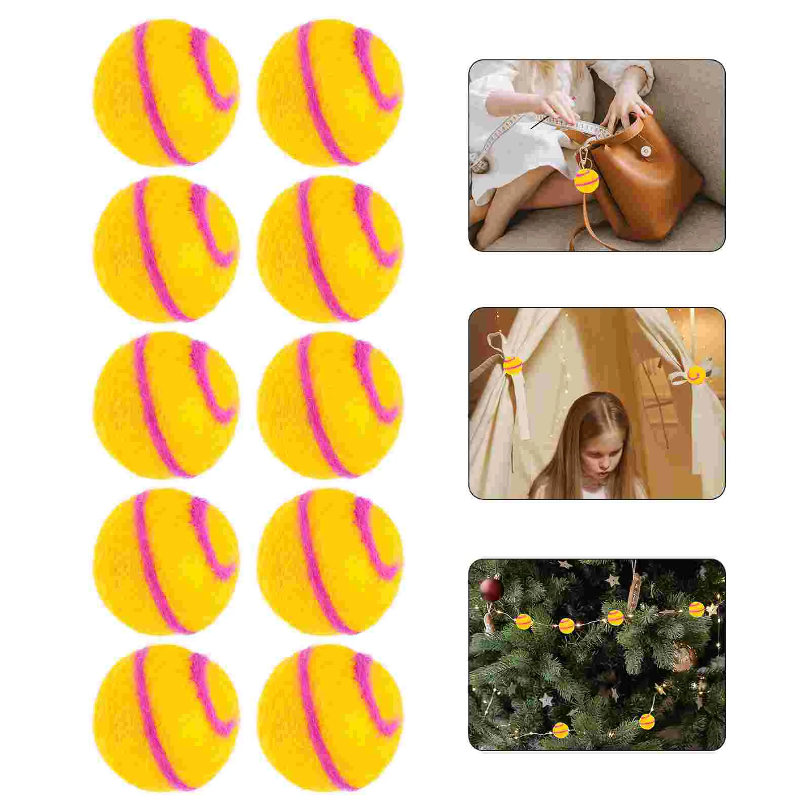 10Pcs Exquisite Decorative Pretty Felt Balls For Crafts Wool Felt Balls for Household Party Festival
10Pcs Exquisite Decorative Pretty Felt Balls For Crafts Wool Felt Balls for Household Party Festival