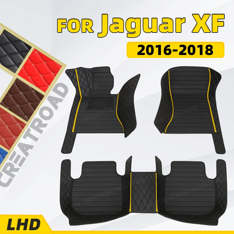 Custom Car Floor Mats For Jaguar XF 2016 2017 2018 Auto Foot Pads Automobile Carpet Cover Interior Accessories
Custom Car Floor Mats For Jaguar XF 2016 2017 2018 Auto Foot Pads Automobile Carpet Cover Interior Accessories