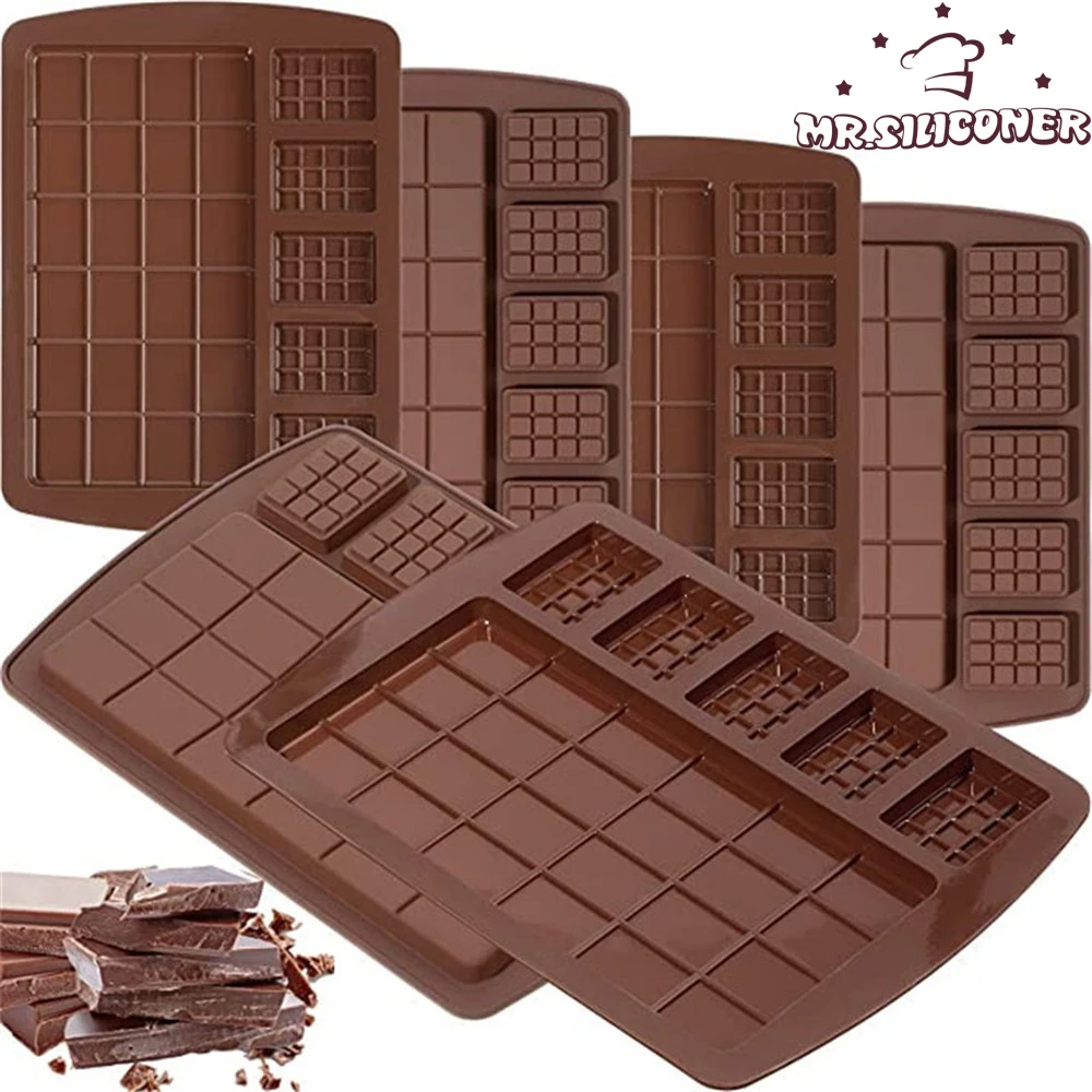 Silicone Mold 2 Size Waffle Chocolate Mold Fondant Patisserie Candy Bar Mould Cake Mode Decoration Kitchen Baking Accessories
Silicone Mold 2 Size Waffle Chocolate Mold Fondant Patisserie Candy Bar Mould Cake Mode Decoration Kitchen Baking Accessories