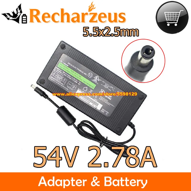 150W Delta 54V 2.78A Powe адаптер DPS-150AB-13A HLAD203201809 Замена зарядного устройства для BG POWER BH150-54 источник питания
150W Delta 54V 2.78A Powe адаптер DPS-150AB-13A HLAD203201809 Замена зарядного устройства для BG POWER BH150-54 источник питания