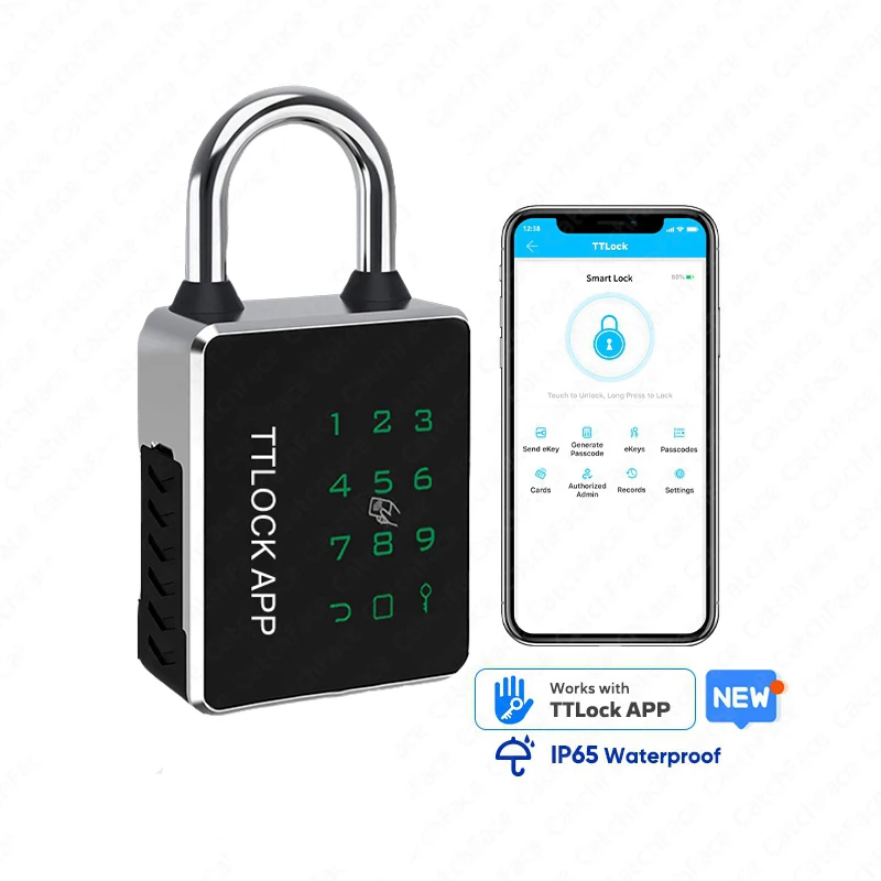 TTLOCK HS-T55C Электронный навесной замок черный
TTLOCK HS-T55C Электронный навесной замок черный