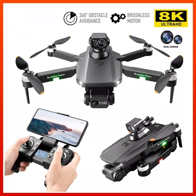 RG101 MAX GPS Drone 8K Professional Dual HD Camera FPV 3Km Aerial Photography Brushless Motor Foldable Quadcopter Toy
RG101 MAX GPS Drone 8K Professional Dual HD Camera FPV 3Km Aerial Photography Brushless Motor Foldable Quadcopter Toy