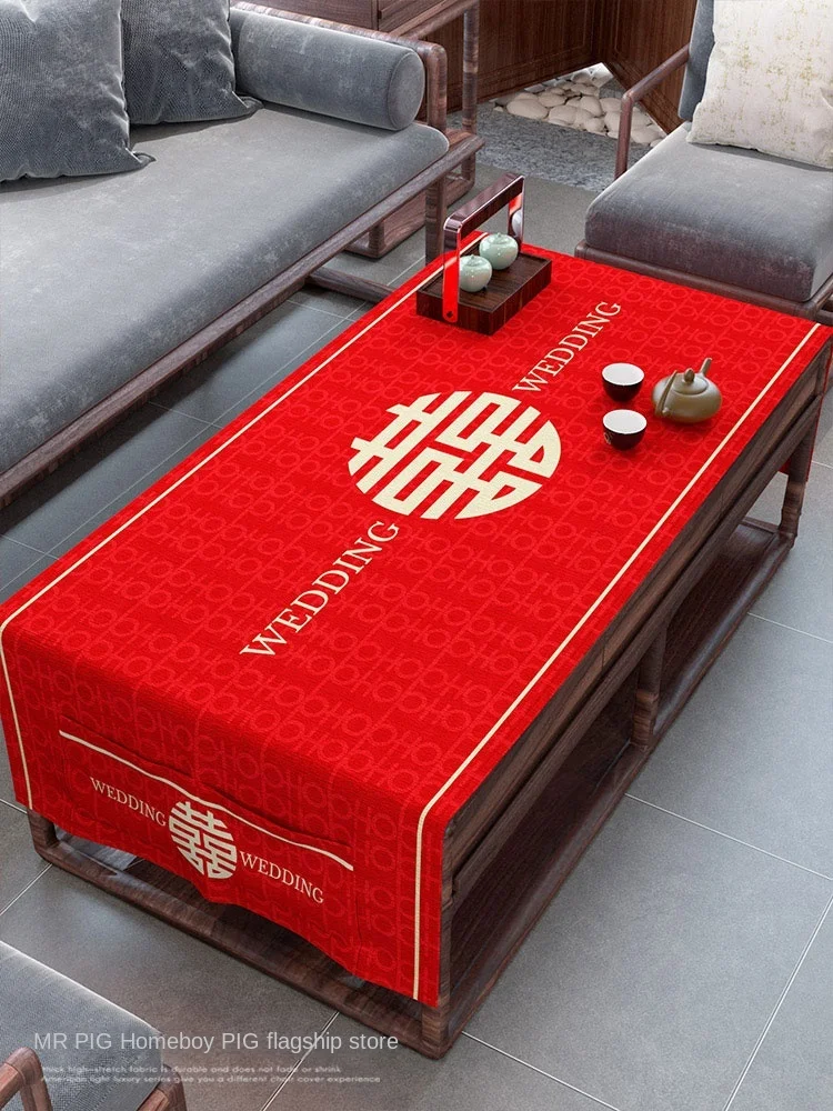 Wedding red tea table cloth cover cloth wedding decorative flag cloth wedding engagement table mat
Wedding red tea table cloth cover cloth wedding decorative flag cloth wedding engagement table mat