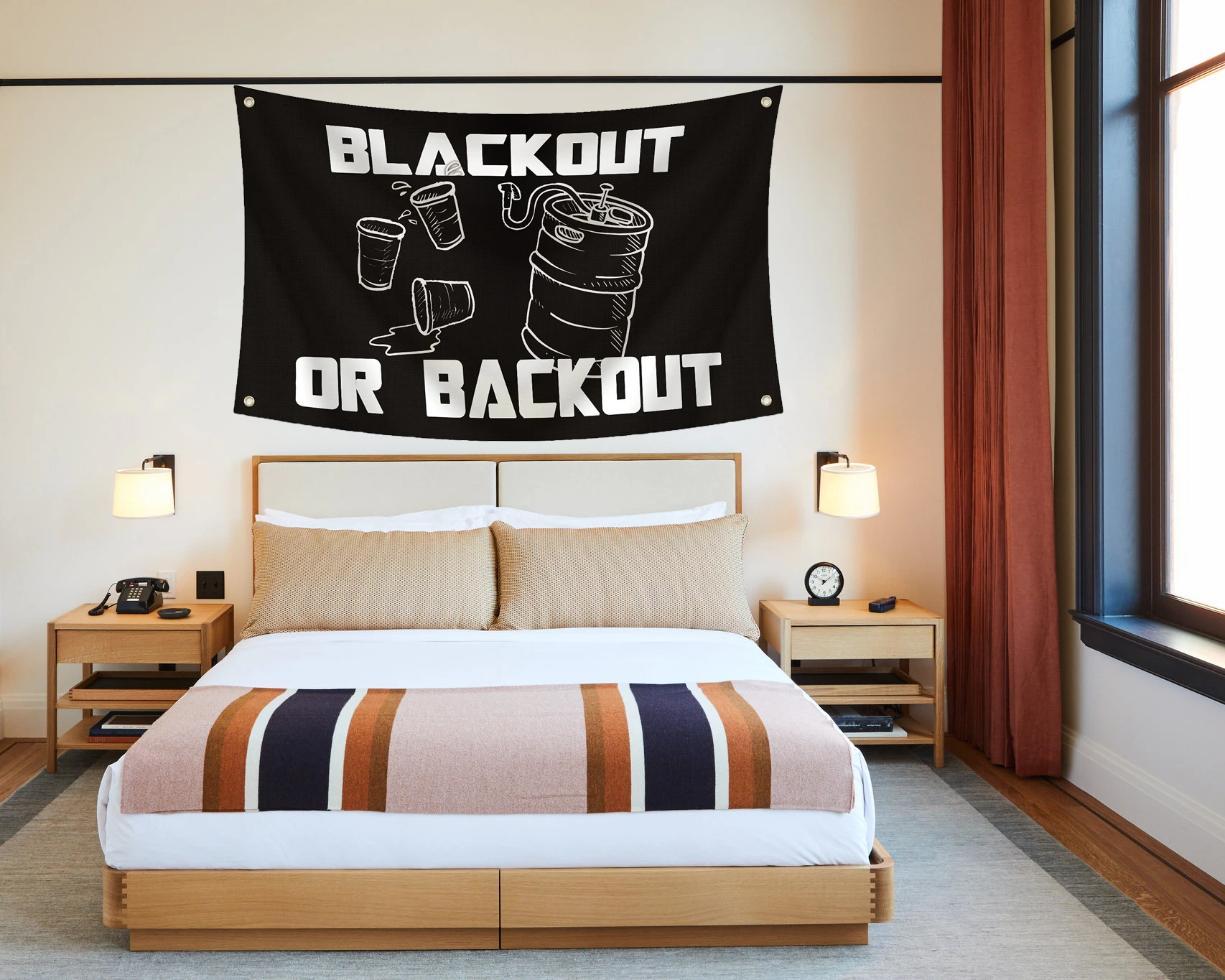 Blackout or Backout Flag Tapestry Wall Decor Funny Poster Parties Premium UV Resistant Bedroom Durable Party Living Room Dorm
Blackout or Backout Flag Tapestry Wall Decor Funny Poster Parties Premium UV Resistant Bedroom Durable Party Living Room Dorm