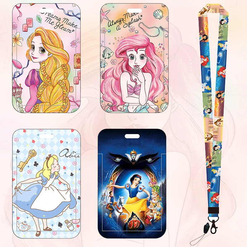 Disney Cinderella Cartoon Student Meal Card Holder ID Holder Badge Snow White with Lanyard Bus Subway Bag Mermaid Princess
Disney Cinderella Cartoon Student Meal Card Holder ID Holder Badge Snow White with Lanyard Bus Subway Bag Mermaid Princess