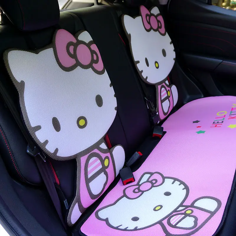 Sanrio Hello Kitty Kawaii Car Cushion Summer Cool Breathable Car Cushion Protection Cover Cartoon Non-slip Car Accessories
Sanrio Hello Kitty Kawaii Car Cushion Summer Cool Breathable Car Cushion Protection Cover Cartoon Non-slip Car Accessories