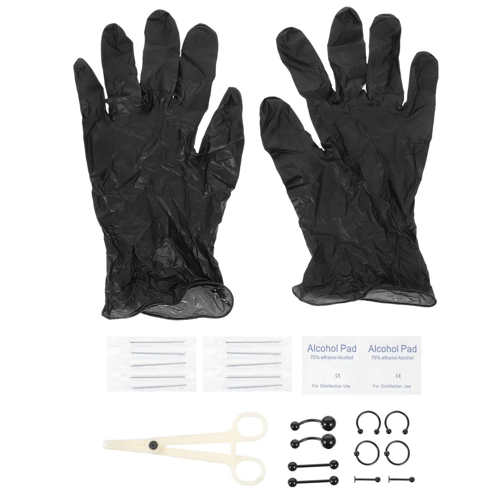 Kit Nose Forceps Body Clamp Septumnavel Supplies Tool Hoop Ring Rings Gloves Jewelry Lip Belly Disposable Accessory Set
Kit Nose Forceps Body Clamp Septumnavel Supplies Tool Hoop Ring Rings Gloves Jewelry Lip Belly Disposable Accessory Set