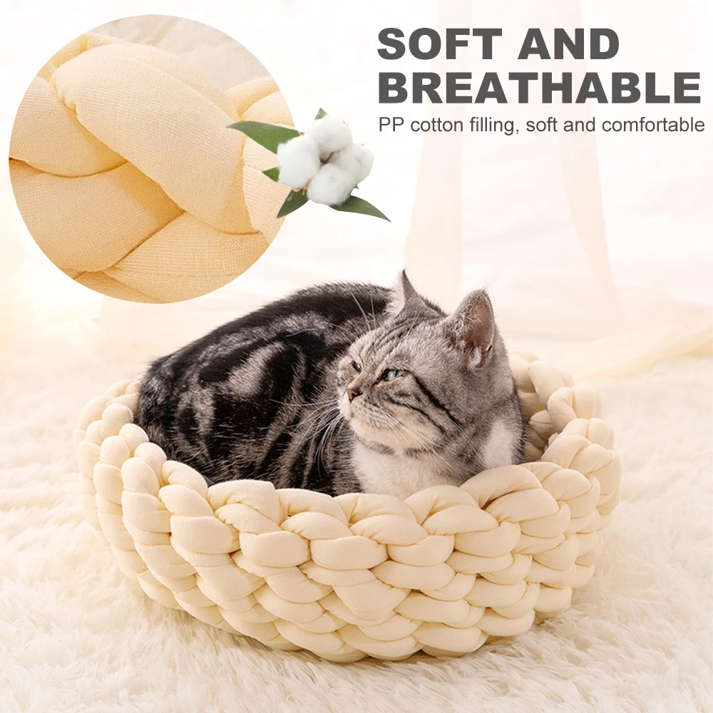 Подстилка для кошек ручной работы, наполнитель для кошачьего туалета, хлопковое плотное шерстяное теплое гнездо для кошек, машинная стирка ...
Подстилка для кошек ручной работы, наполнитель для кошачьего туалета, хлопковое плотное шерстяное теплое гнездо для кошек, машинная стирка ...