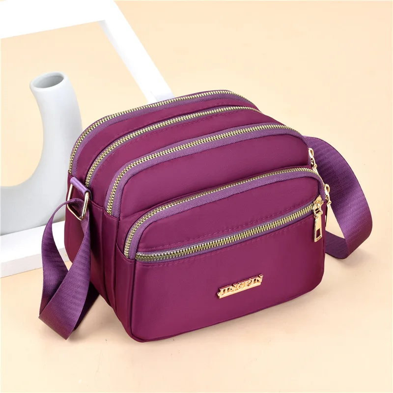 Women Crossbody Bag Waterproof Nylon Plaid Shoulder Messenger Bags Casual Top-handle Ladies Handbag Travel Purse
Women Crossbody Bag Waterproof Nylon Plaid Shoulder Messenger Bags Casual Top-handle Ladies Handbag Travel Purse
