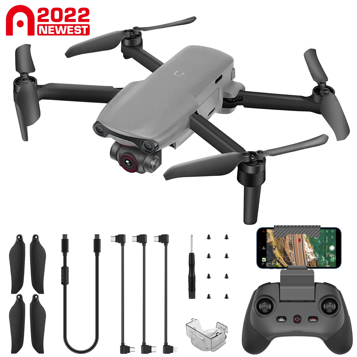 Autel Robotics EVO Nano+ Drone Stander Bundle,249g Ultralight Drone (Grey) 4K RYYB Camera 50 MP HDR Obstacle Avoidance Autofocus
Autel Robotics EVO Nano+ Drone Stander Bundle,249g Ultralight Drone (Grey) 4K RYYB Camera 50 MP HDR Obstacle Avoidance Autofocus