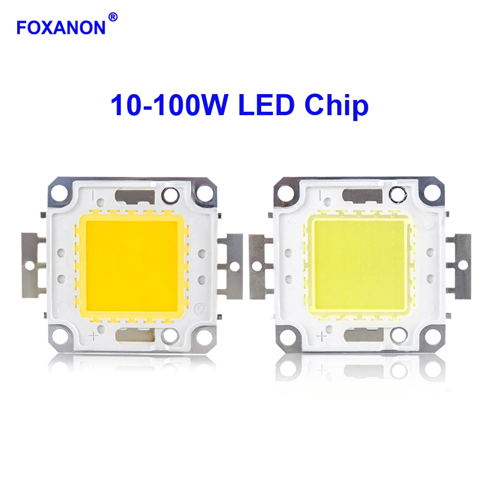 Foxanon Led COB Chip Light Beads DC12V 36V 10W 20W 30W 50W 100W Integrated LEDs Lamp lamparas led Bulb DIY Floodlight Spotlight
Foxanon Led COB Chip Light Beads DC12V 36V 10W 20W 30W 50W 100W Integrated LEDs Lamp lamparas led Bulb DIY Floodlight Spotlight