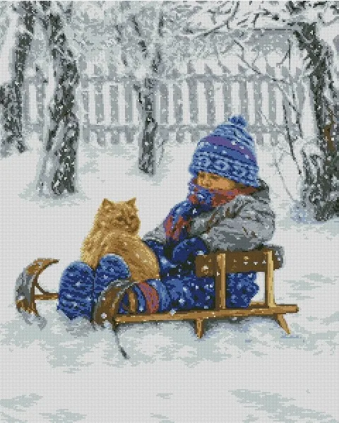 Cross stitch Kit 14CT 18CT 25CT Canvas Cross Stitch DIY Embroidery Set DMC Threads Craft winter fun 54-64
Cross stitch Kit 14CT 18CT 25CT Canvas Cross Stitch DIY Embroidery Set DMC Threads Craft winter fun 54-64