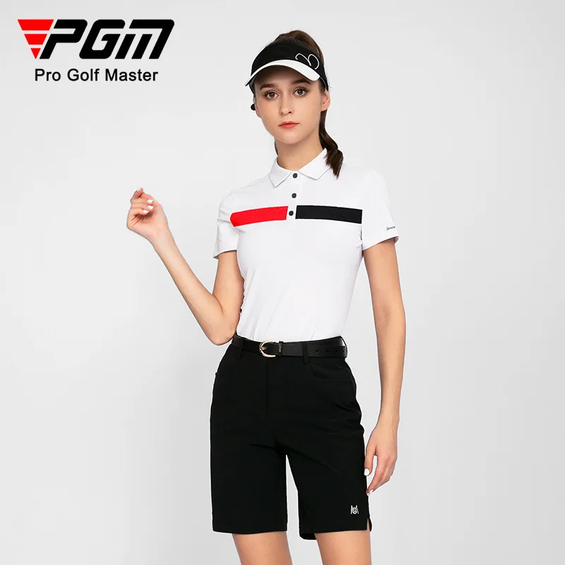PGM Golf Women's Short Sleeve T Shirt Summer Sports Perforated Cool Top Golf Shirts for Women
PGM Golf Women's Short Sleeve T Shirt Summer Sports Perforated Cool Top Golf Shirts for Women