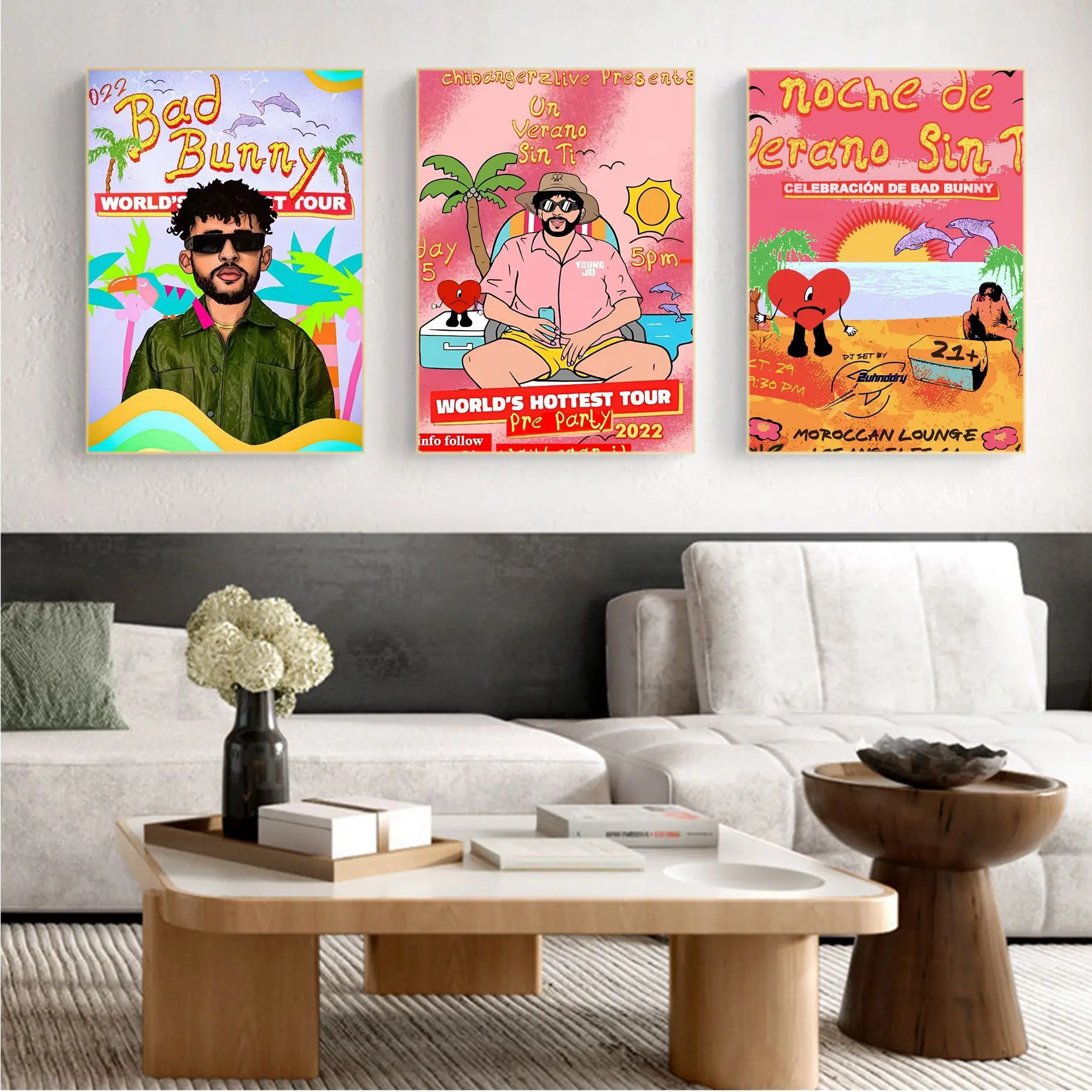 Bad Bunny Un Verano Sin Ti Self-adhesive Art Poster Fancy Wall Sticker for Living Room Bar Decoration Stickers Wall Painting
Bad Bunny Un Verano Sin Ti Self-adhesive Art Poster Fancy Wall Sticker for Living Room Bar Decoration Stickers Wall Painting