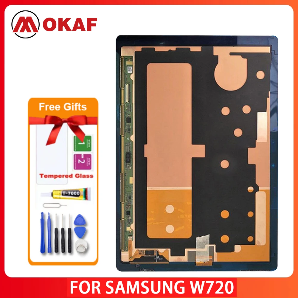 

OKANFU New Original LCD For Samsung GALAXY Tab Pro S2 SM-W727 W720 W727 SM-W737 LCD Display Touch Screen Digitizer Panel Assembl