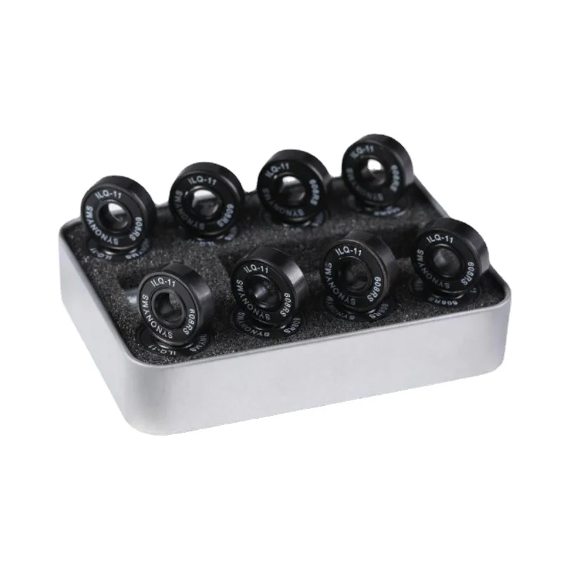 608RS Carbon Steel Black Roller Skating Bearing High-speed Skateboard 7 Balls Bearing 16pcs Packaging
608RS Carbon Steel Black Roller Skating Bearing High-speed Skateboard 7 Balls Bearing 16pcs Packaging