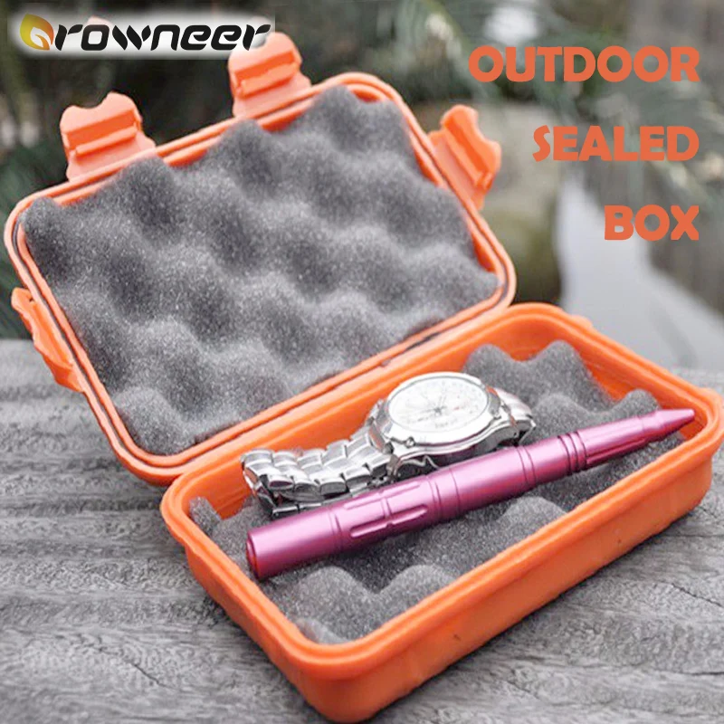 

Outdoor Sealed Box Plastic Shockproof Bins Waterproof Box Travel Storage Kit Survival Case Valuables Electronic Gadget Container