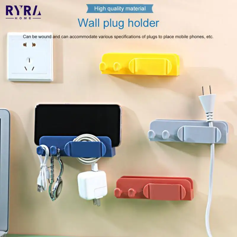 Настенный держатель для штепсельной вилки, 1 шт., без отверстий, держатель для телефона, подставка, кронштейн для зарядки, органайзер с крючк... 
Настенный держатель для штепсельной вилки, 1 шт., без отверстий, держатель для телефона, подставка, кронштейн для зарядки, органайзер с крючк...