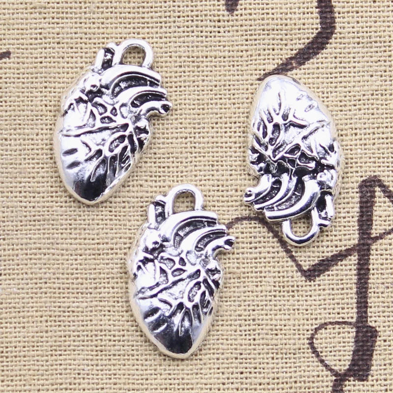 10pcs Charms Heart 25x15mm Antique Silver Color Pendants DIY Crafts Making Findings Handmade Tibetan Jewelry
10pcs Charms Heart 25x15mm Antique Silver Color Pendants DIY Crafts Making Findings Handmade Tibetan Jewelry
