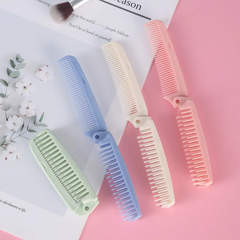 1PC Travel Straw Folding Comb Creative Portable Dual-use Hairdressing Comb Electrostatic Comb Massage Comb Styling Tools
1PC Travel Straw Folding Comb Creative Portable Dual-use Hairdressing Comb Electrostatic Comb Massage Comb Styling Tools