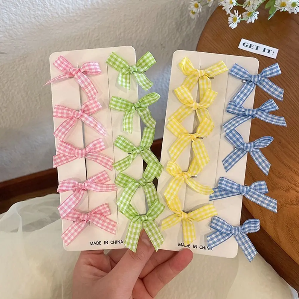 Girl Hair Clip Duckbill Clip Cloth Plaid Bow Korean Style Headwear Female Hair Accessories Bowknot Hairpin Children's Hair Clip
Girl Hair Clip Duckbill Clip Cloth Plaid Bow Korean Style Headwear Female Hair Accessories Bowknot Hairpin Children's Hair Clip