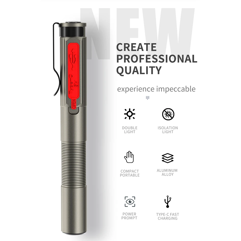 Emergency Pen Light Handy First Aid Work Inspection LED Flashlight Professional Torch Lamp Doctor Nurse Pen Lighting New
Emergency Pen Light Handy First Aid Work Inspection LED Flashlight Professional Torch Lamp Doctor Nurse Pen Lighting New