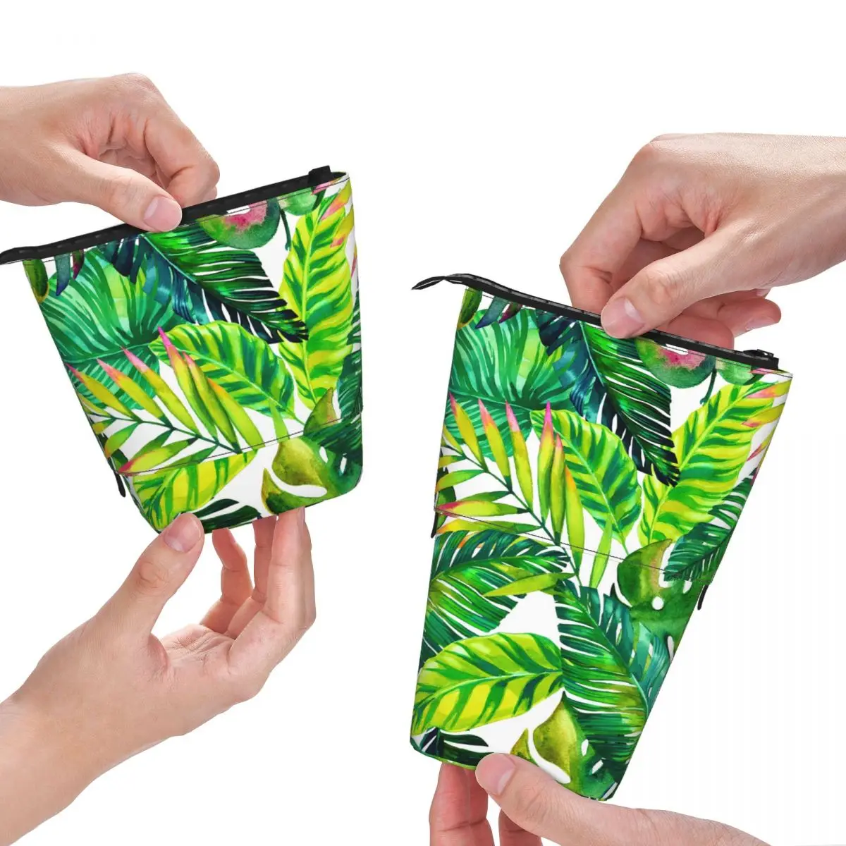 Green Palm Leaves Fold Pencil Case Tropical Plants Print Girls Boys Stationery Standing Pencil Box Simple Pen Organizer
Green Palm Leaves Fold Pencil Case Tropical Plants Print Girls Boys Stationery Standing Pencil Box Simple Pen Organizer