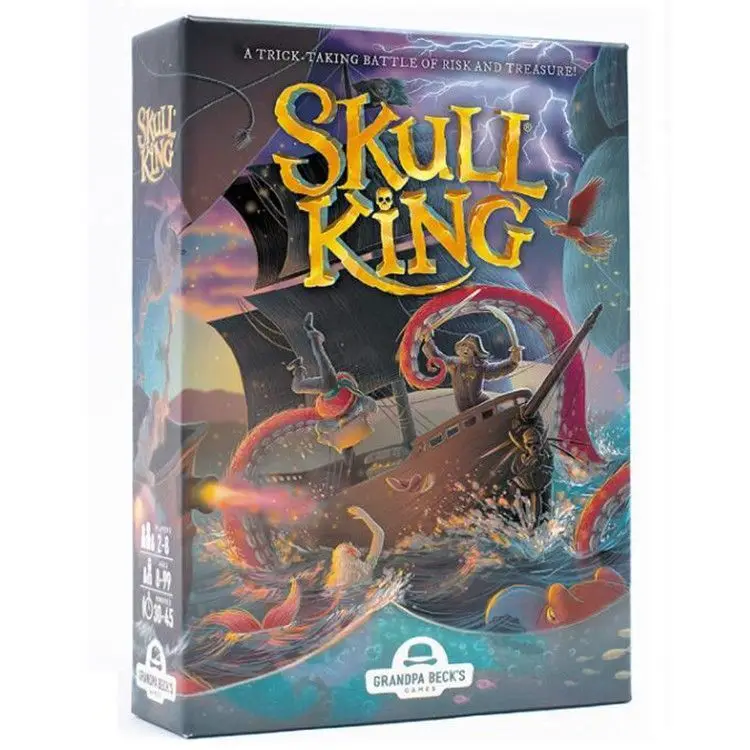 Cards Game Skull King-Ultimate Pirate Trick Game Skull King Board Game SKY Card Game
Cards Game Skull King-Ultimate Pirate Trick Game Skull King Board Game SKY Card Game