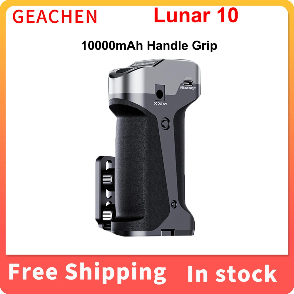 GEACHEN Lunar10 10000 мАч Боковая ручка питания универсальный захват для беззеркальной экшн-камеры DSLR Совместимость с Canon R5 R6