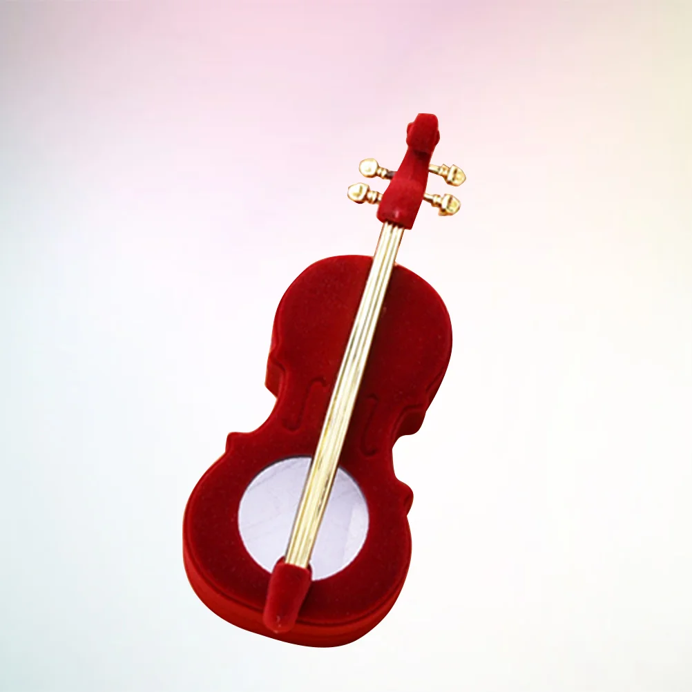 1PC Violin Shape Portable Display Storage Case Ring Stud Organizer for Travel Rings
1PC Violin Shape Portable Display Storage Case Ring Stud Organizer for Travel Rings