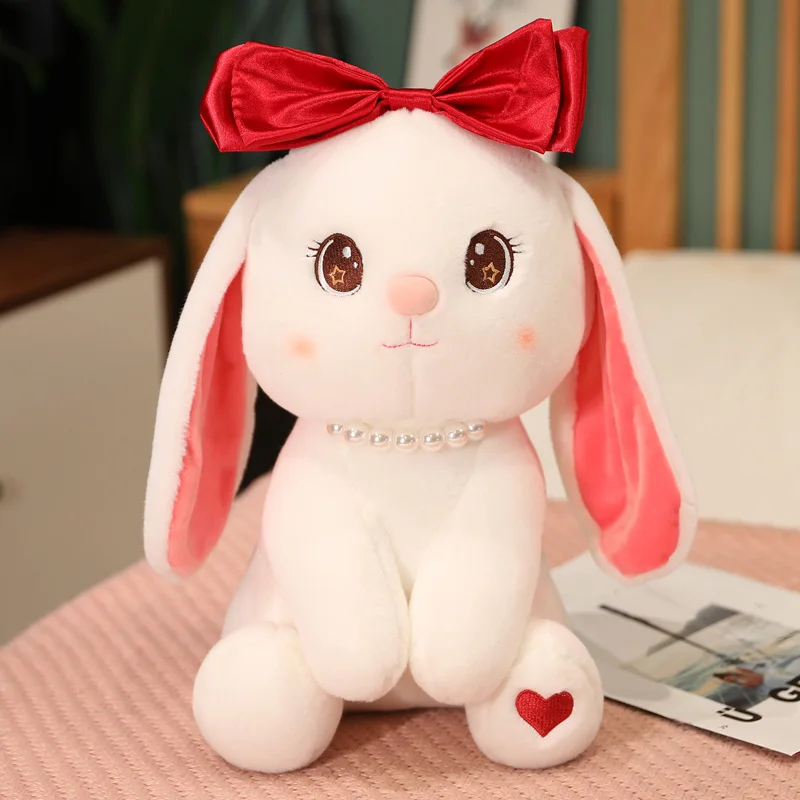 22-45cm Cute Cuddly Bowknot Bunny Plushies Stuffed Animal Rabbit Plush Doll Soft Toy for Girls Girlfriends Loves Home Car Decor
22-45cm Cute Cuddly Bowknot Bunny Plushies Stuffed Animal Rabbit Plush Doll Soft Toy for Girls Girlfriends Loves Home Car Decor