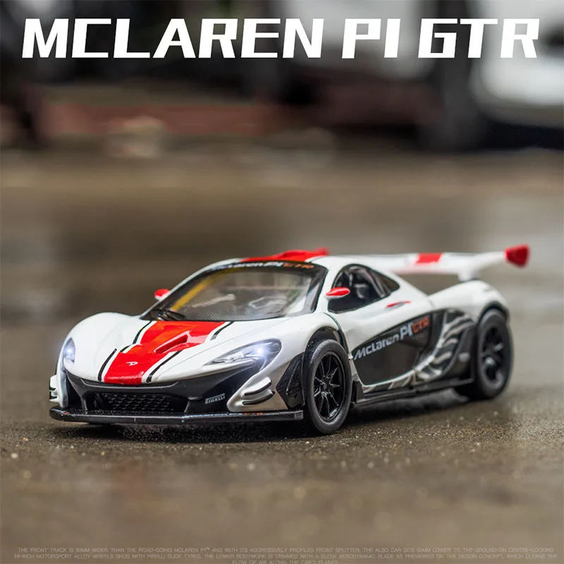 Модель спортивного автомобиля McLaren P1 GTR 1/32, литой металлический игрушечный автомобиль из сплава с четырьмя открытыми дверями, со звуком и св...
Модель спортивного автомобиля McLaren P1 GTR 1/32, литой металлический игрушечный автомобиль из сплава с четырьмя открытыми дверями, со звуком и св...