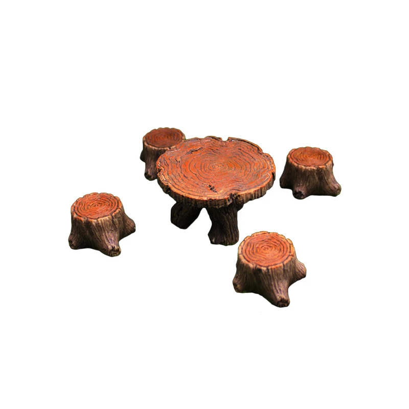 Миниатюрные пни из полимера, набор из 5 штук 
Миниатюрные пни из полимера, набор из 5 штук