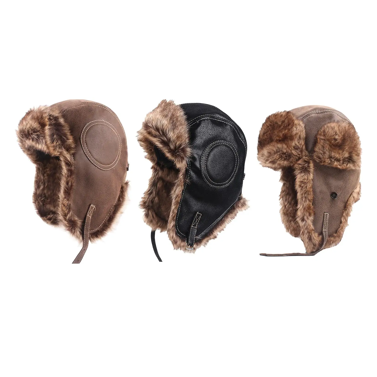 Winter Warm Trapper Hat with Ear Flaps Cold Weather Snow Ski
Winter Warm Trapper Hat with Ear Flaps Cold Weather Snow Ski
