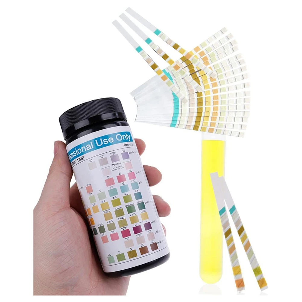 Тест-полоски 10 в 1, 100 листов легкие и удобные для переноски
Тест-полоски 10 в 1, 100 листов легкие и удобные для переноски