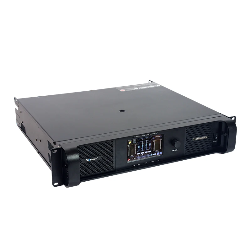 DSP12000Q AES FIR сенсорный экран 1500 Вт 2800 4-канальный TD класс профессиональный аудио DSP