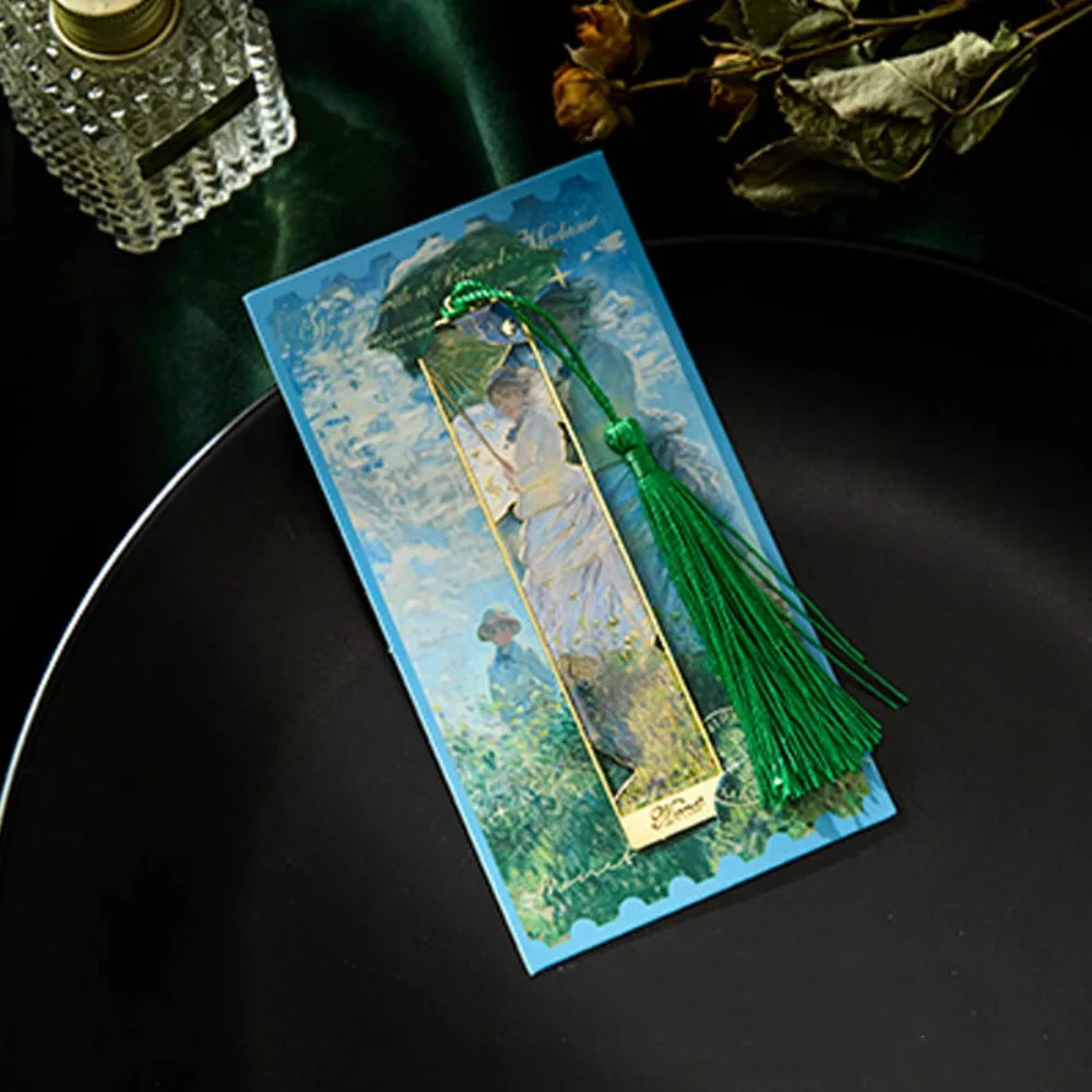 Креативная картина маслом, металлическая закладка, подвеска с кисточкой, студенческий подарок, зажим для чтения книг, школьные канцелярские товары, линейка, нумерация страниц
Креативная картина маслом, металлическая закладка, подвеска с кисточкой, студенческий подарок, зажим для чтения книг, школьные канцелярские товары, линейка, нумерация страниц