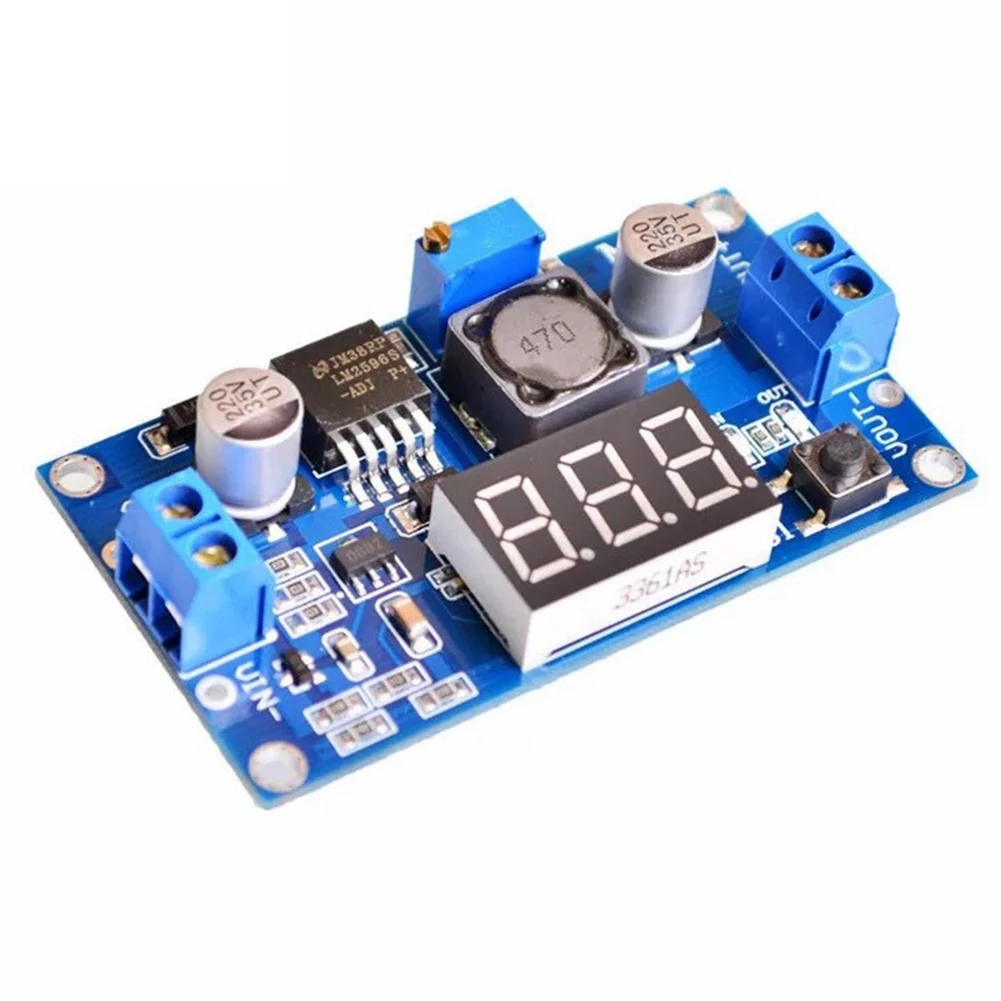 LM2596 DC-DC Adjustable Step-down Module With Voltmeter Display With Voltage 6.1*3.4*12cm Large Chip Singal Accessories
LM2596 DC-DC Adjustable Step-down Module With Voltmeter Display With Voltage 6.1*3.4*12cm Large Chip Singal Accessories