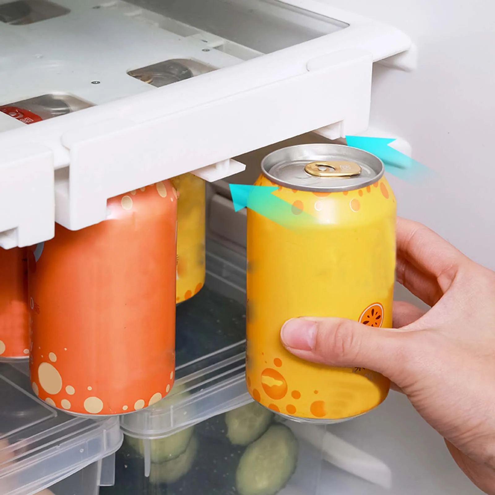 Stacking Can Dispenser For Fridge Can Organizer Rack For Freezer, Kitchen Storage Rack Hold 8 Standard 12-oz Cans
Stacking Can Dispenser For Fridge Can Organizer Rack For Freezer, Kitchen Storage Rack Hold 8 Standard 12-oz Cans