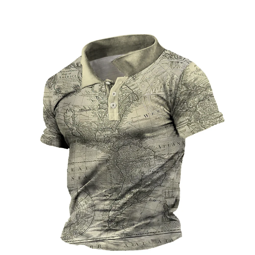 Vintage Men's Polo 3d Nautical Print Polo T-Shirt For Men Summer Vintage Short Sleeve Casual Fashion Short Sleeve Oversized Tops
Vintage Men's Polo 3d Nautical Print Polo T-Shirt For Men Summer Vintage Short Sleeve Casual Fashion Short Sleeve Oversized Tops