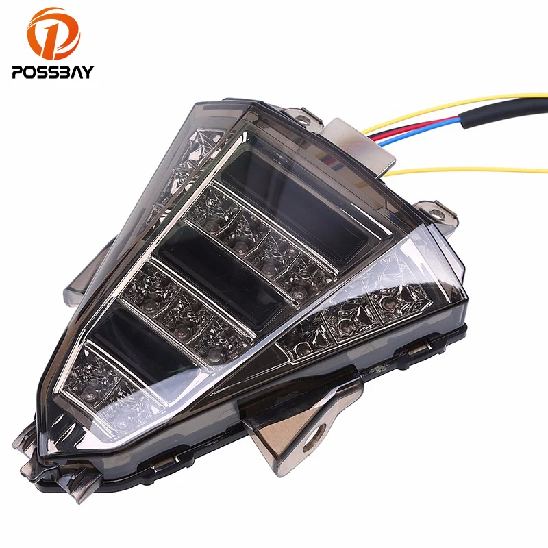 POSSBAY Motorcycle Tail Light LED Brake Rear Taillight Turn Signal Indicator Integrated Light For Yamaha R15 r15 2014 2015 2016
POSSBAY Motorcycle Tail Light LED Brake Rear Taillight Turn Signal Indicator Integrated Light For Yamaha R15 r15 2014 2015 2016