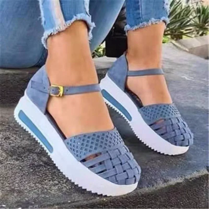 Fashion Women Hollow Out Sandals Summer Flat Heels Sandals Female Casual Sewing Women Shoes Platform Sandals Ladies Sandalias
Fashion Women Hollow Out Sandals Summer Flat Heels Sandals Female Casual Sewing Women Shoes Platform Sandals Ladies Sandalias