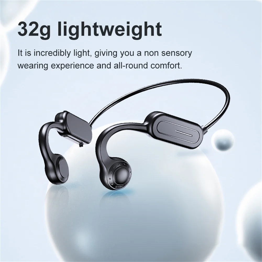Music Headset Wireless -compatible Headphone Support Tf Card 1.5 H Charging Time Air Conduction Earphone 180mah
Music Headset Wireless -compatible Headphone Support Tf Card 1.5 H Charging Time Air Conduction Earphone 180mah