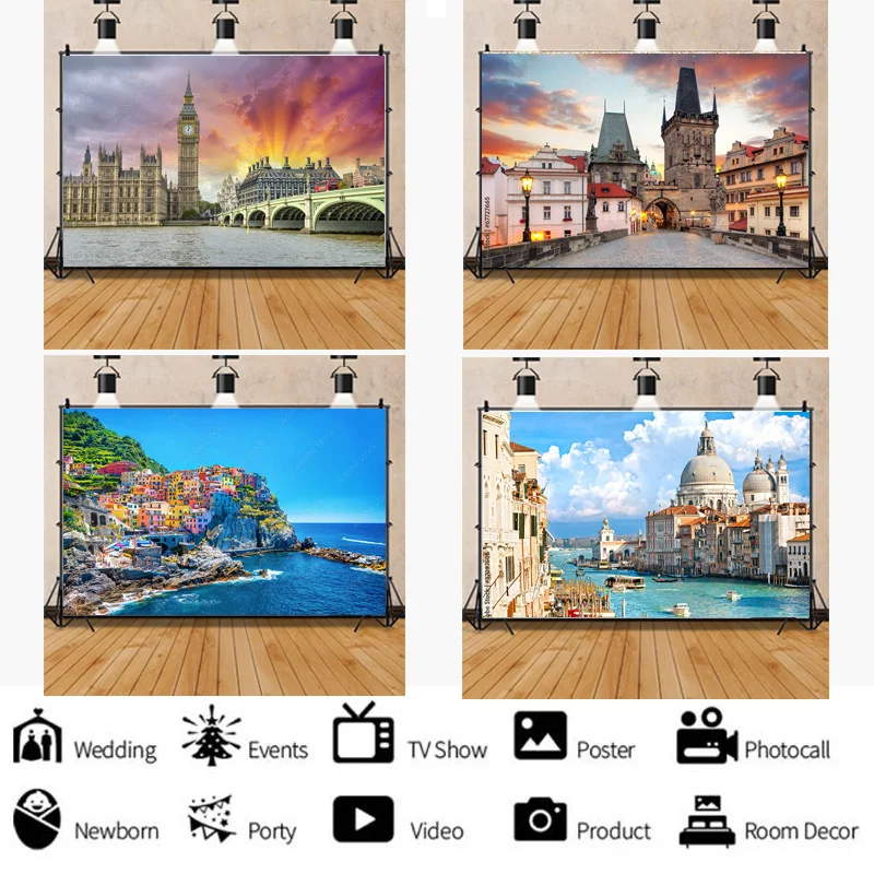 Vinyl Custom Background European Landscape Famous Scenic Spots Street Night Scene Photography Background Props OZ-01
Vinyl Custom Background European Landscape Famous Scenic Spots Street Night Scene Photography Background Props OZ-01