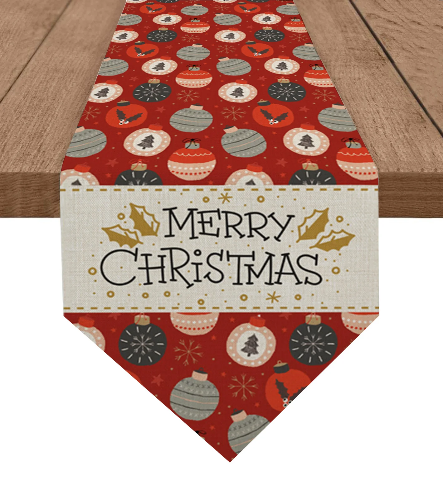 Christmas Light Ball Decoration Table Runner Christmas Party Dining Table Runner Placemat Home Kitchen Table Decor
Christmas Light Ball Decoration Table Runner Christmas Party Dining Table Runner Placemat Home Kitchen Table Decor