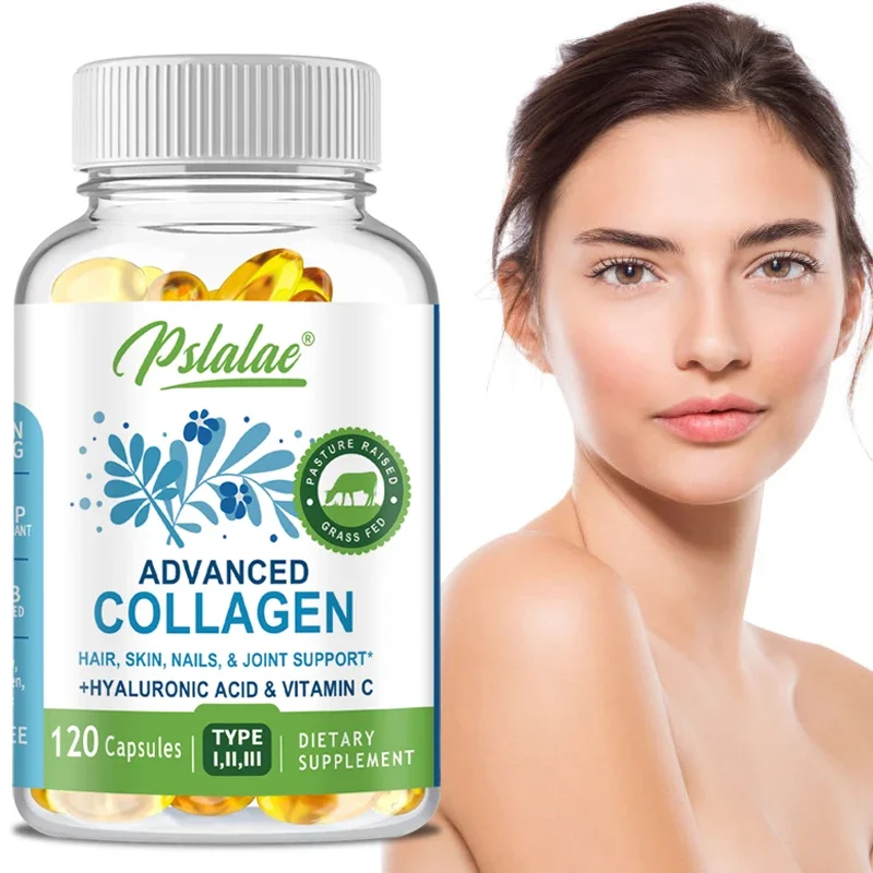 Collagen Supplement - Types 1, 2 & 3 - with Hyaluronic Acid & Vitamin C - Anti-Aging, Improved Hair, Nails & Skin
Collagen Supplement - Types 1, 2 & 3 - with Hyaluronic Acid & Vitamin C - Anti-Aging, Improved Hair, Nails & Skin