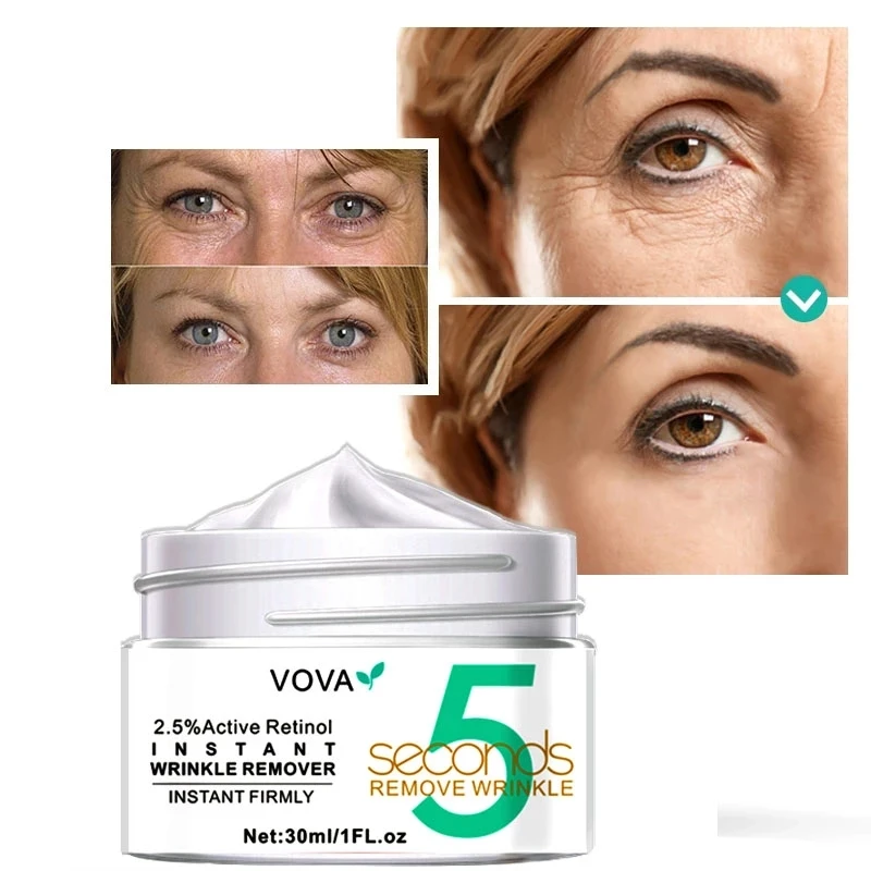 5 Seconds Instant Wrinkle Remover Face Cream Eye Firming Anti Aging Lifting Moisturizing Facial Cream Remove Fineline Skin Care
5 Seconds Instant Wrinkle Remover Face Cream Eye Firming Anti Aging Lifting Moisturizing Facial Cream Remove Fineline Skin Care