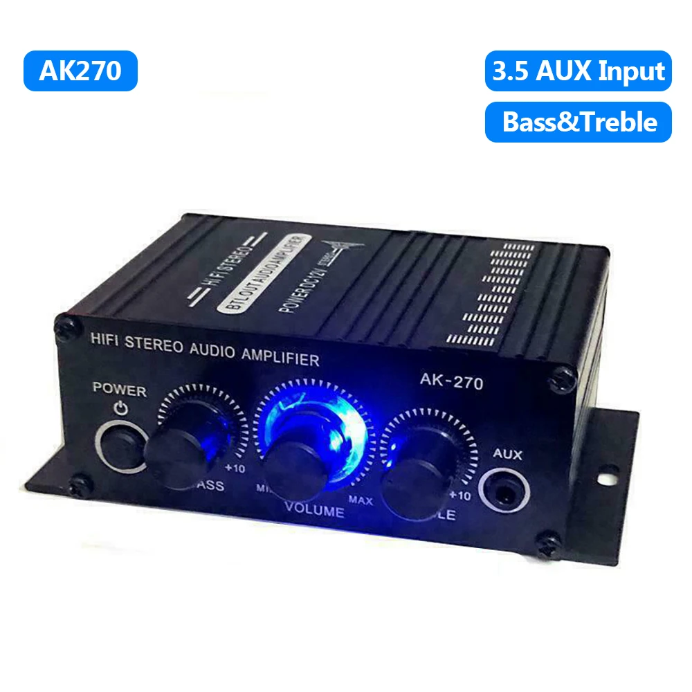 Внешний усилитель AK270 для громкоговорителей, RCA/AUX вход, усилитель сисветильник света для домашнего кинотеатра, басы и высокие частоты, 2-кана...
Внешний усилитель AK270 для громкоговорителей, RCA/AUX вход, усилитель сисветильник света для домашнего кинотеатра, басы и высокие частоты, 2-кана...