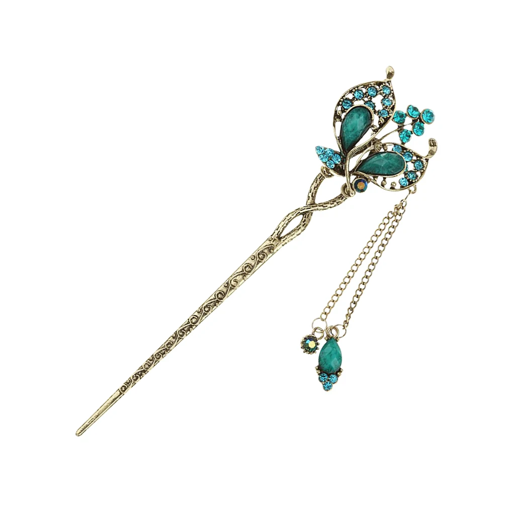 Hairpin Alloy Tassel Pendant Hair Stick Rhinestone Vintage Hair Pin Woman Head Accessory Decoration
Hairpin Alloy Tassel Pendant Hair Stick Rhinestone Vintage Hair Pin Woman Head Accessory Decoration